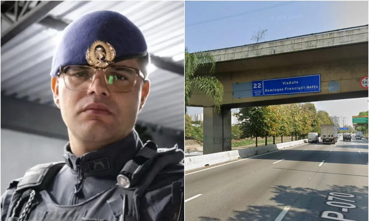 Polícia investiga se PM morto na Marginal Tietê foi vítima de 'gangue da pedra'