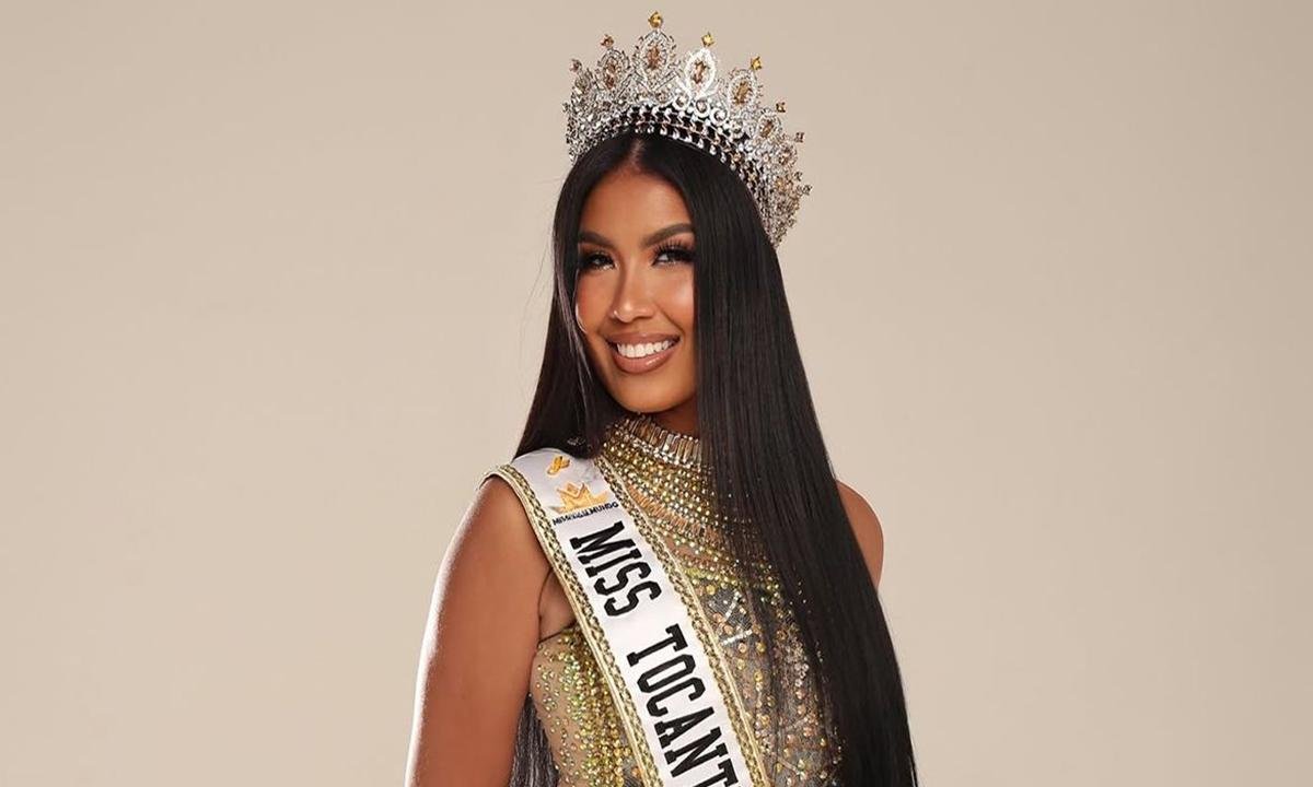 Conheça Tainá Marrirú, primeira indígena no Miss Brasil Mundo