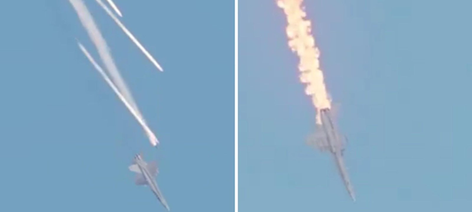 Vídeo de caça americano fugindo de mísseis do Irã é simulação digital | G1