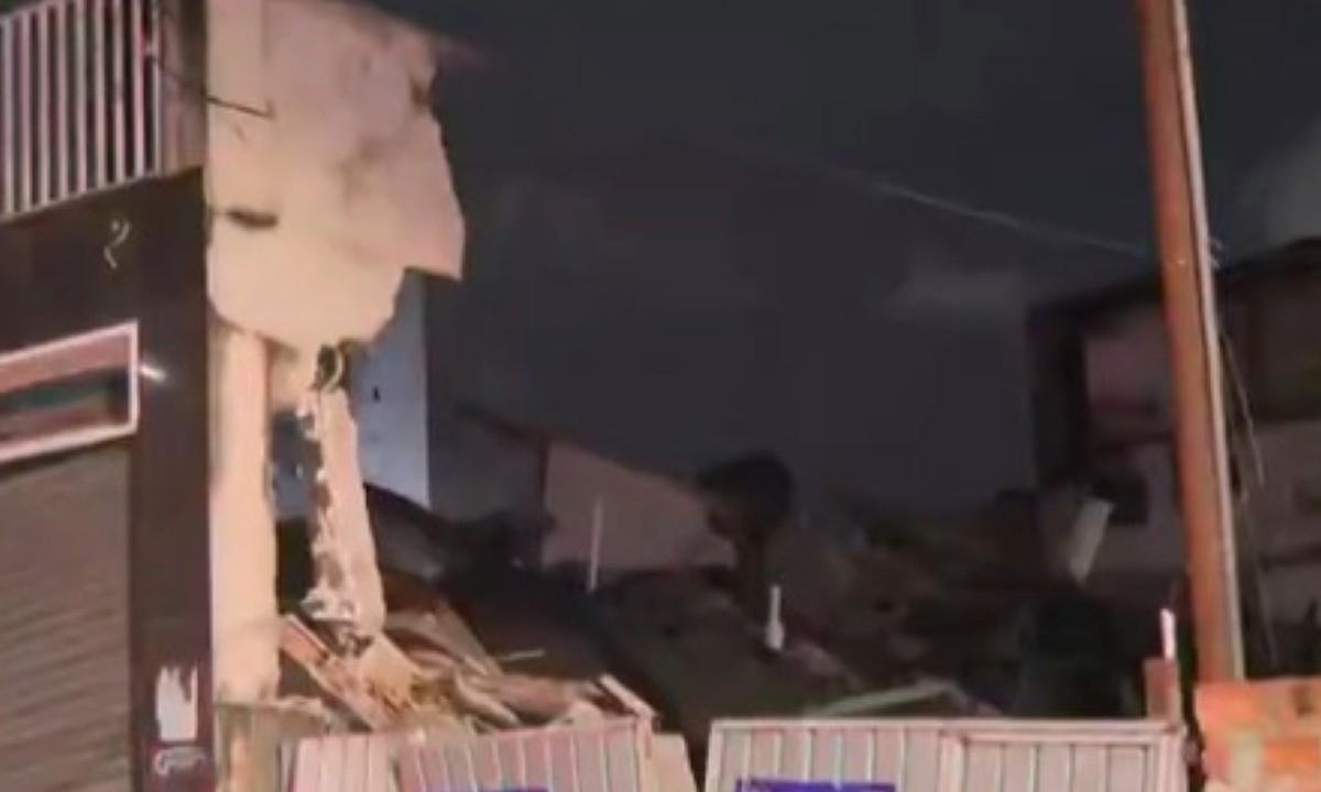 Chuva na Grande SP: prédio de 4 andares desaba em Guarulhos