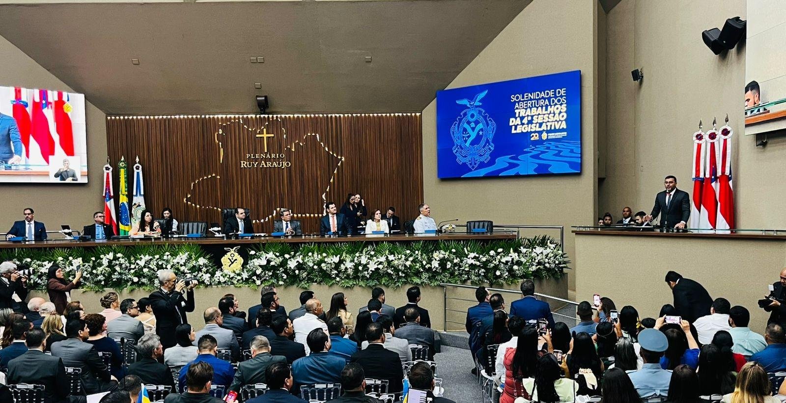 Abertura da ALEAM marca despedida de Wilson Lima como governador | G1