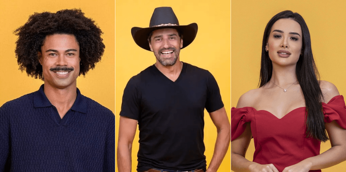 Breno, Cowboy e Jordana estão no paredão falso do BBB 26; saiba formação