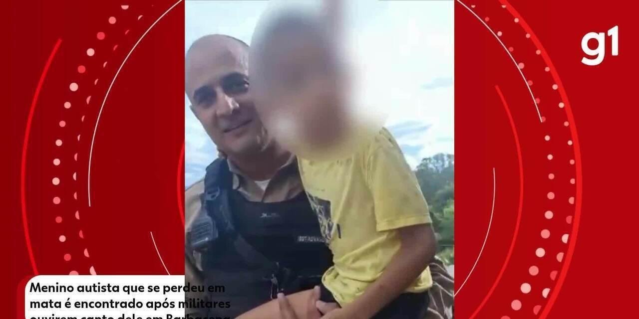 Criança com autismo é encontrada em mata após cantar música infantil | G1