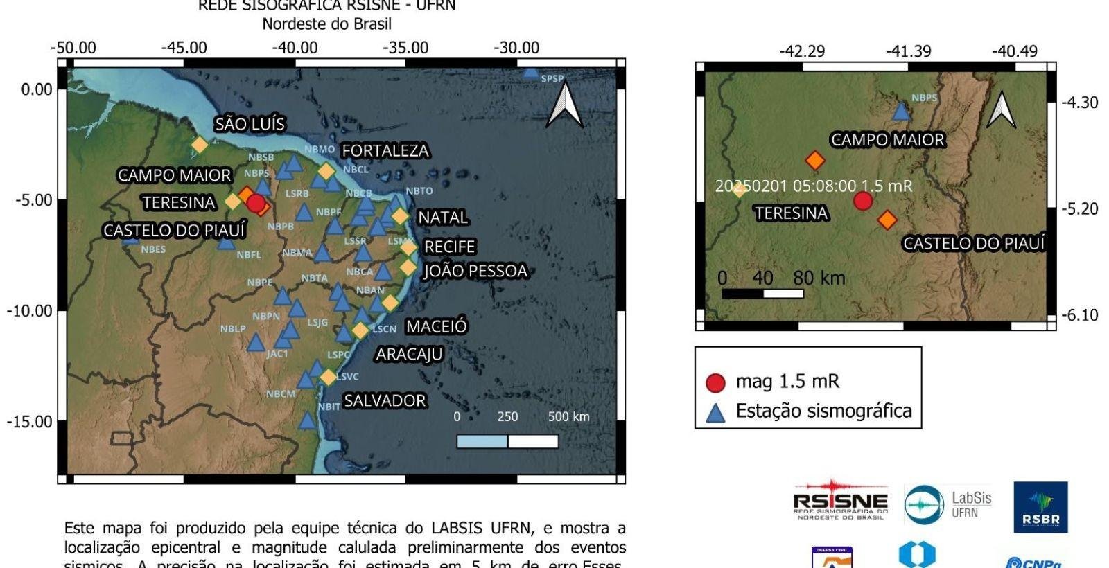 Tremor de magnitude 1,5 é registrado em cidade no Piauí | G1