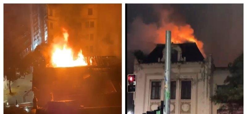 Incêndio atinge prédio da Faculdade de Direito da USP