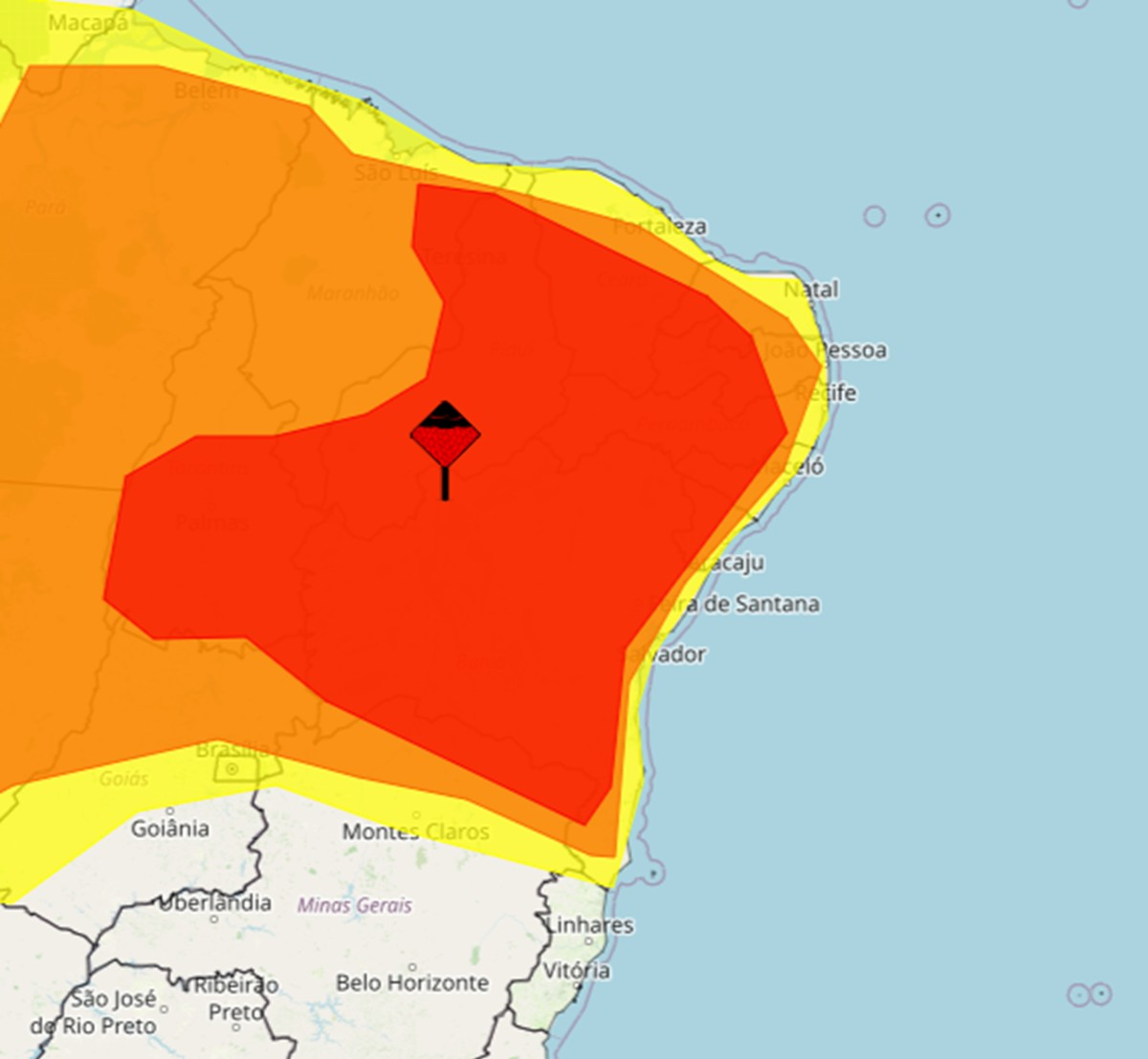 Alerta vermelho de chuva em Alagoas: veja cidades e riscos | G1