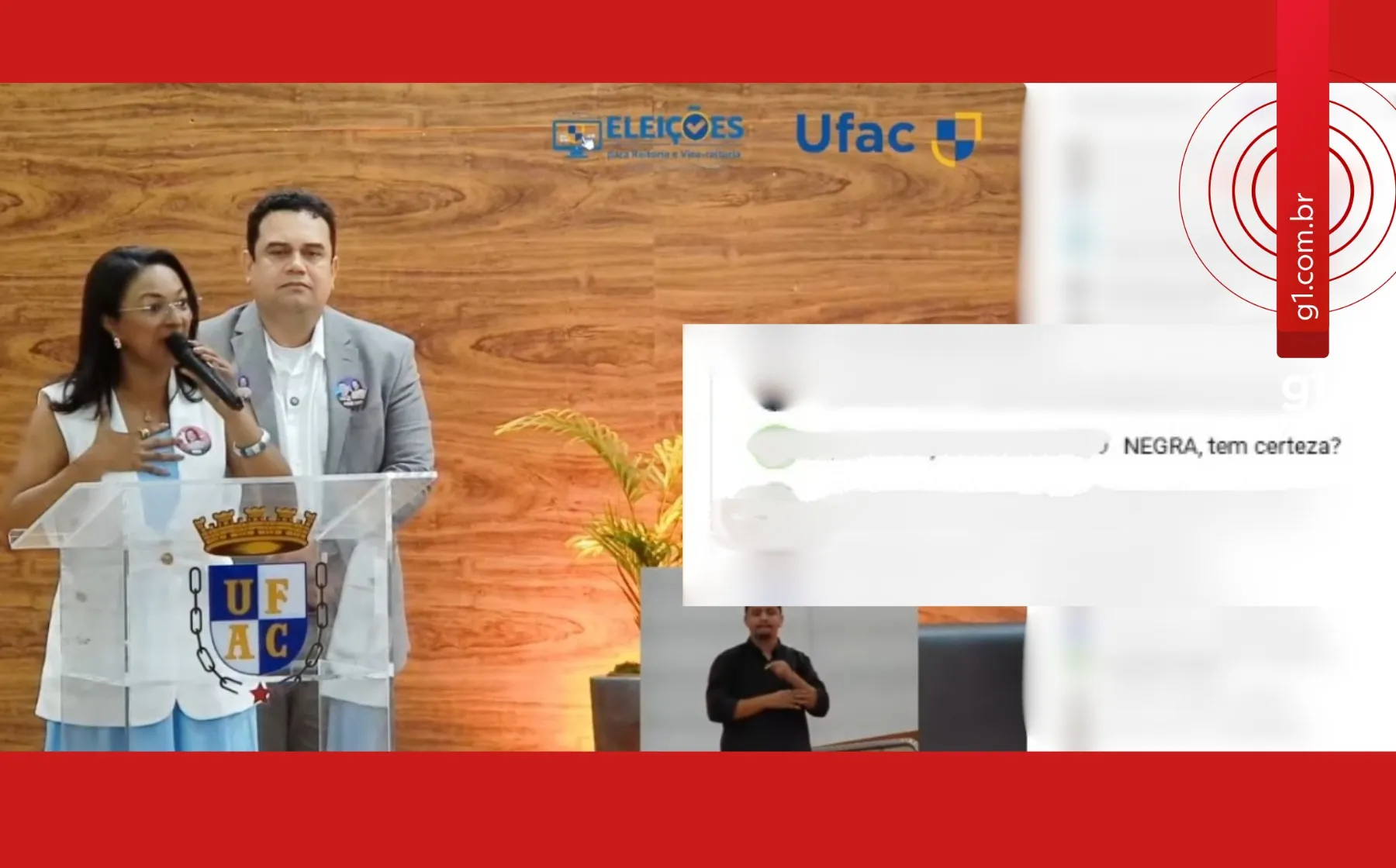 Professora da Ufac é alvo de racismo em transmissão de debate | G1