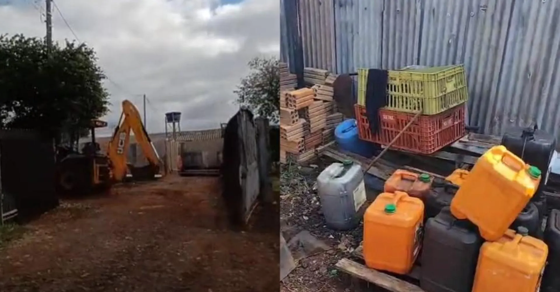 Vereador flagra retroescavadeira da prefeitura desviando rota até terreno particular e operador é preso por desvio de diesel em Cascavel | G1