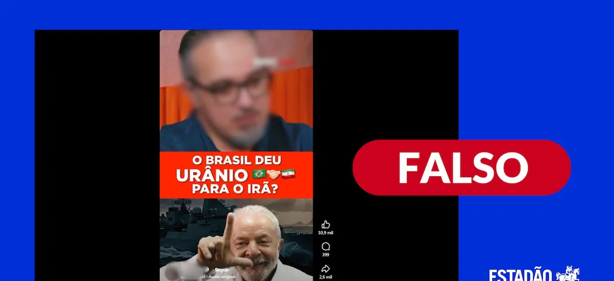 Boato sobre urânio em navio iraniano não tem provas e contraria regras brasileiras